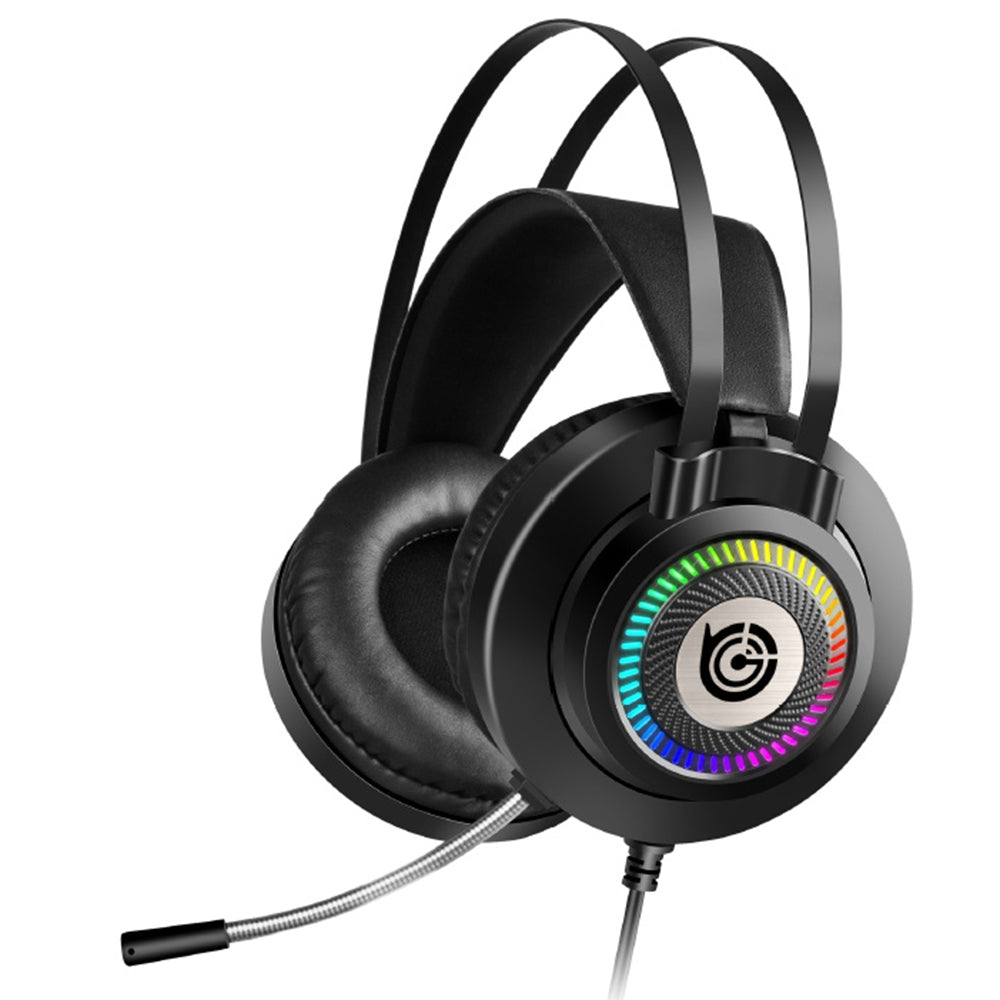 GT9 RGB Light Design Head-mounted Wired Stereo Sound E-sports Headphone Computer Gaming Headset with Adjustable Angle Mic GT9 RGB Light Design Head-mounted Wired Stereo Sound E-sports Headphone Computer Gaming Headset with Adjustable Angle Mic